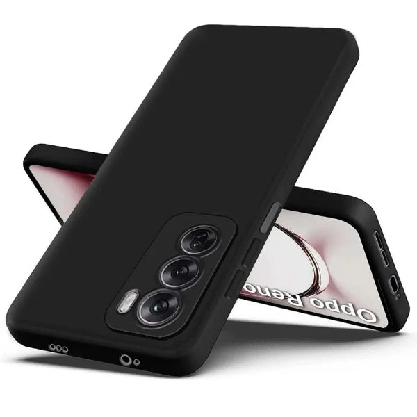 Cases Premium Silicone Back Cover Case Mobile Phone Case For OPPO Reno 12 5G Soft Liquid Silicone Shockproof Case Cover