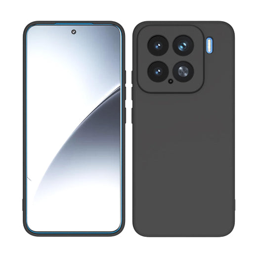 Fashion Case TPU Silicone Back Cover For Xiaomi 15 (Black)