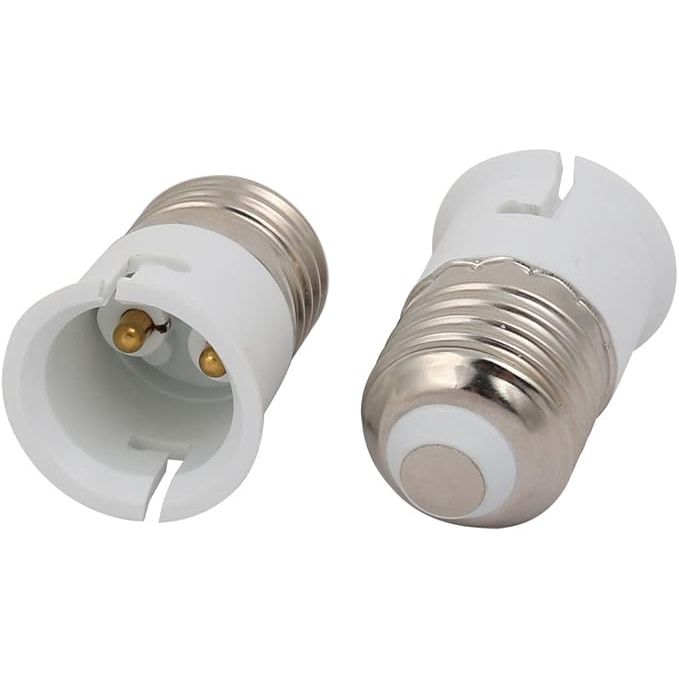 Household E27 To B22 Light Bulb Socket Adapter Converter Base