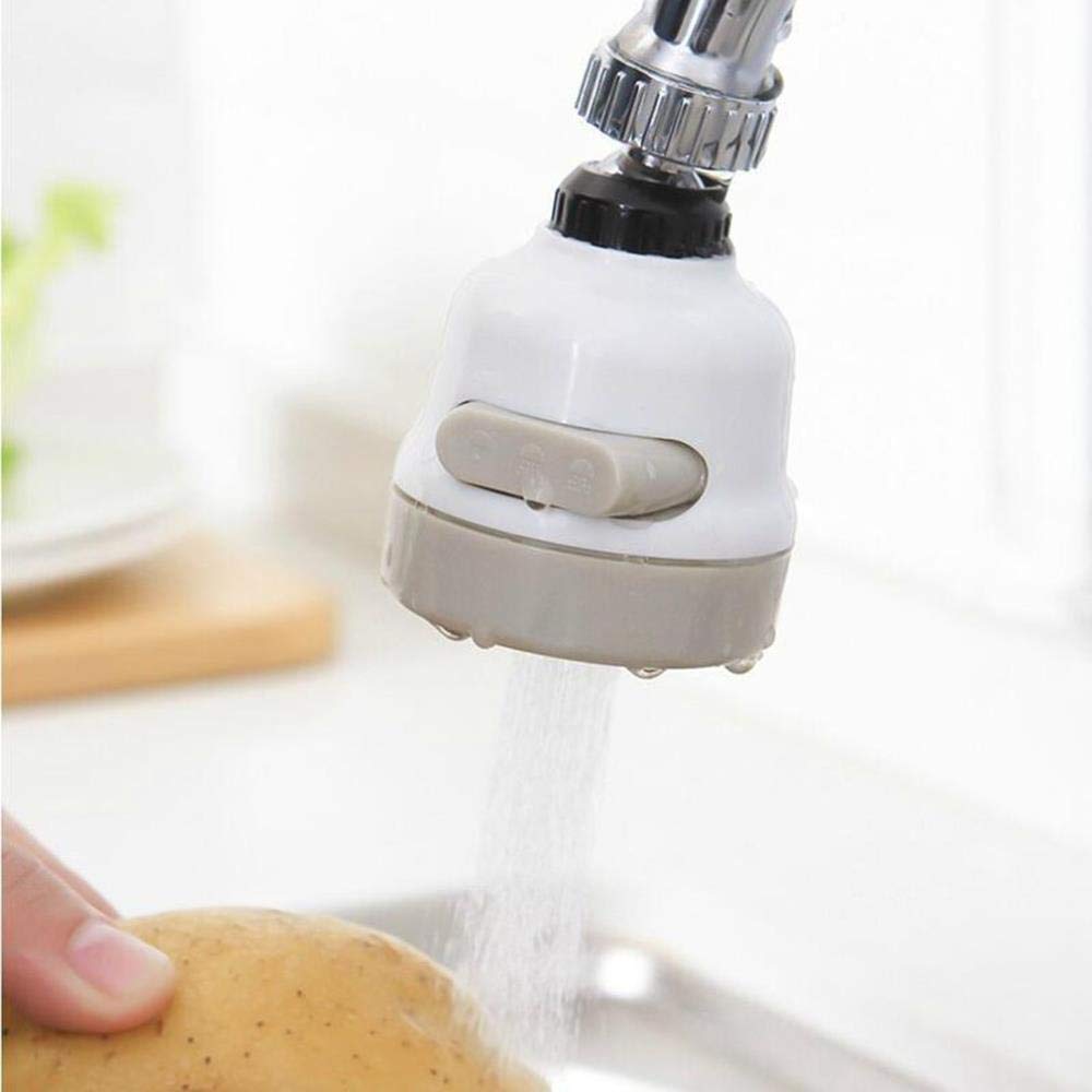 Faucet Pressurrized Flower Spinkler 360 Rotatable Kitchen Tap Head | Faucet High Pressure Movable Spray Faucet Head | 3 Modes Water Saving Faucet Aerator Easy to Wash Dish and Slice