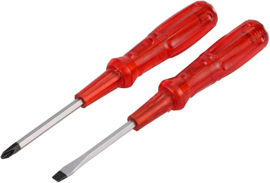 Tools Screwdriver Set 2 Pieces | for Home Repair|Flag Screwdriver | multi-uses screwdrivers | hand tools,red