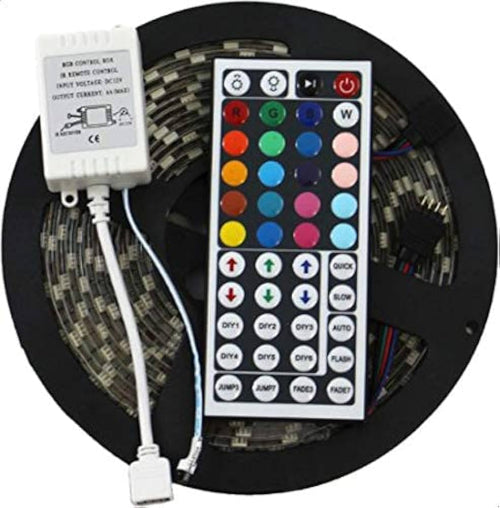 Led Lights for Bedroom LED Lights with Remote 5050 RGB LED Strip Lights, LED Lights for Room Party Decoration (5m)