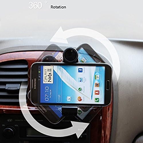 Compatible Car Air Vent Mount Rotating Phone Holder (Black)