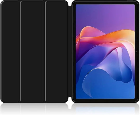 Slim Light Hard Shell Tri-fold Flip Cover Stand Case For Redmi Pad Pro 5G / Redmi Pad Pro / Xiaomi Poco Pad 5G / 7s Gen 2 5G 12.1" (Black)
