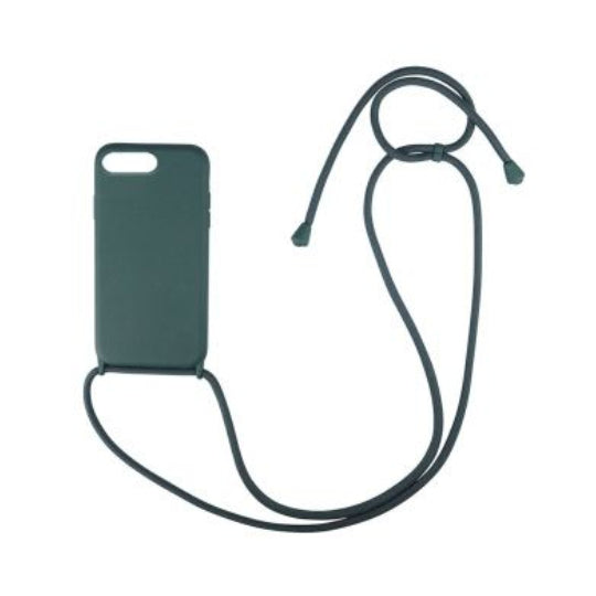 TPU Back Silicone Case Cord with Strap For Iphone 7 / 8 / SE 2020