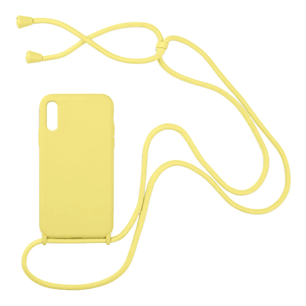 Premium Silicone Case With Cord Back Cover for Redmi 9A / 9ΑΤ / 9i