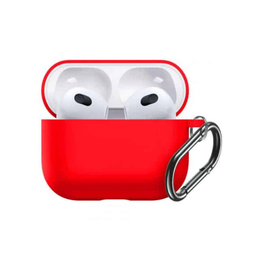 Soft Silicone Case with Clip Hook Silicone Case for Apple AirPods Pro 3