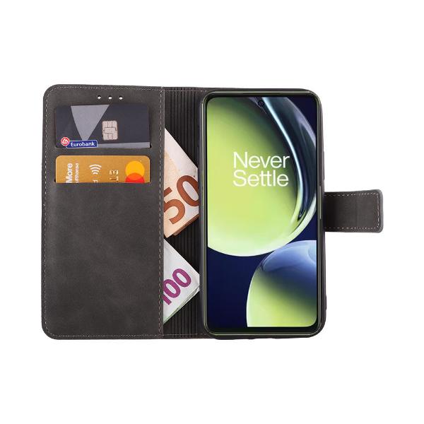 Lime Quality Book Cover For Realme 9 G / 9 Pro G 6.6" Gray