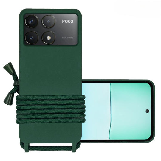 Silicone Cover With Cord For POCO X6 Pro 5G / Redmi K70E