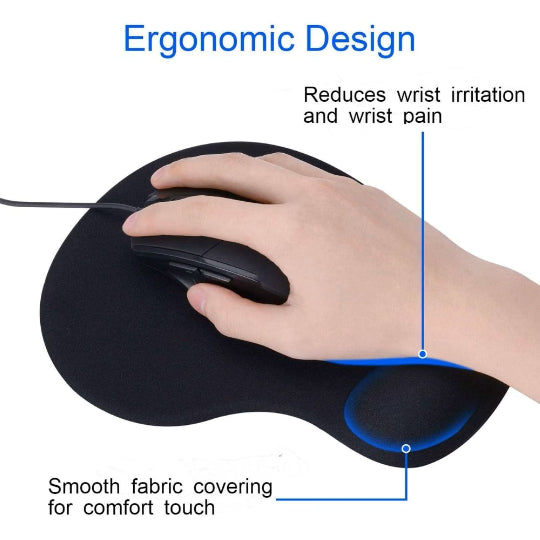1pc EVA Wrist Mouse Pad - 23Cm X 17.5Cm, Lightweight, for Office Use, Mouse Pad for Desk, Computer for Pc
