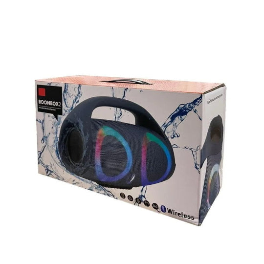 Boonbox2 Portable Wireless Bluetooth Speaker Rgb With Power Banks wireless Sound Box (Black)