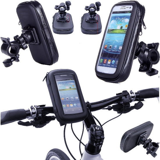 Waterproof Flexible Motorcycle & Bicycle for Mobile Phones Holder up to 5''