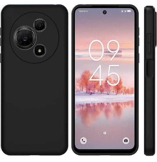 TPU Premium Silicone Back Cover Case For TCL 605 / T517D (Black)