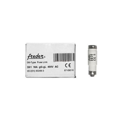 CARTRIDGE NEOZED DO1 E14 16A 87-09016 FREDER D-Type Fuse Link gG-gL 400V AC 1Pcs 87-09016