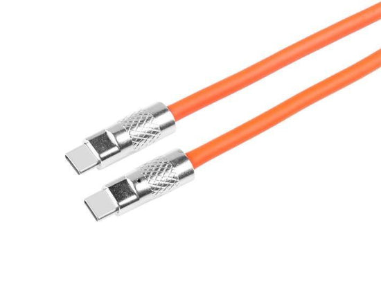 Cabel Treqa 100W 9.1A Usb-C To Usb-C Fast Charging Cabel 1M Orange (CA-8795)