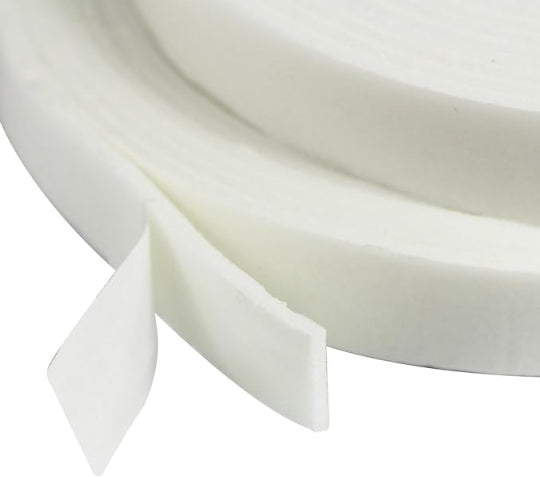 ZHIDA 2 pcs White Double Sided Foam Mounting Tape Heavy Duty Double Sided Adhesive