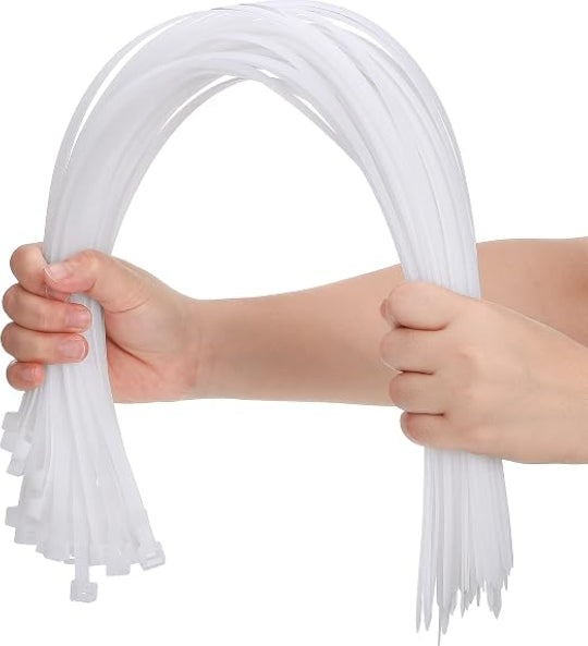 Nylon Cable Tie 3.6x300mm 100 pcs White