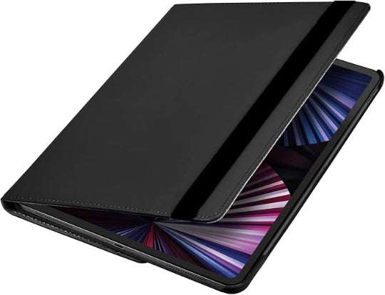 360° Rotating Stand Book Case For Ipad Pro 12.9" / Ipad 12.9" 2022 / 2021 / 2020 (Black)