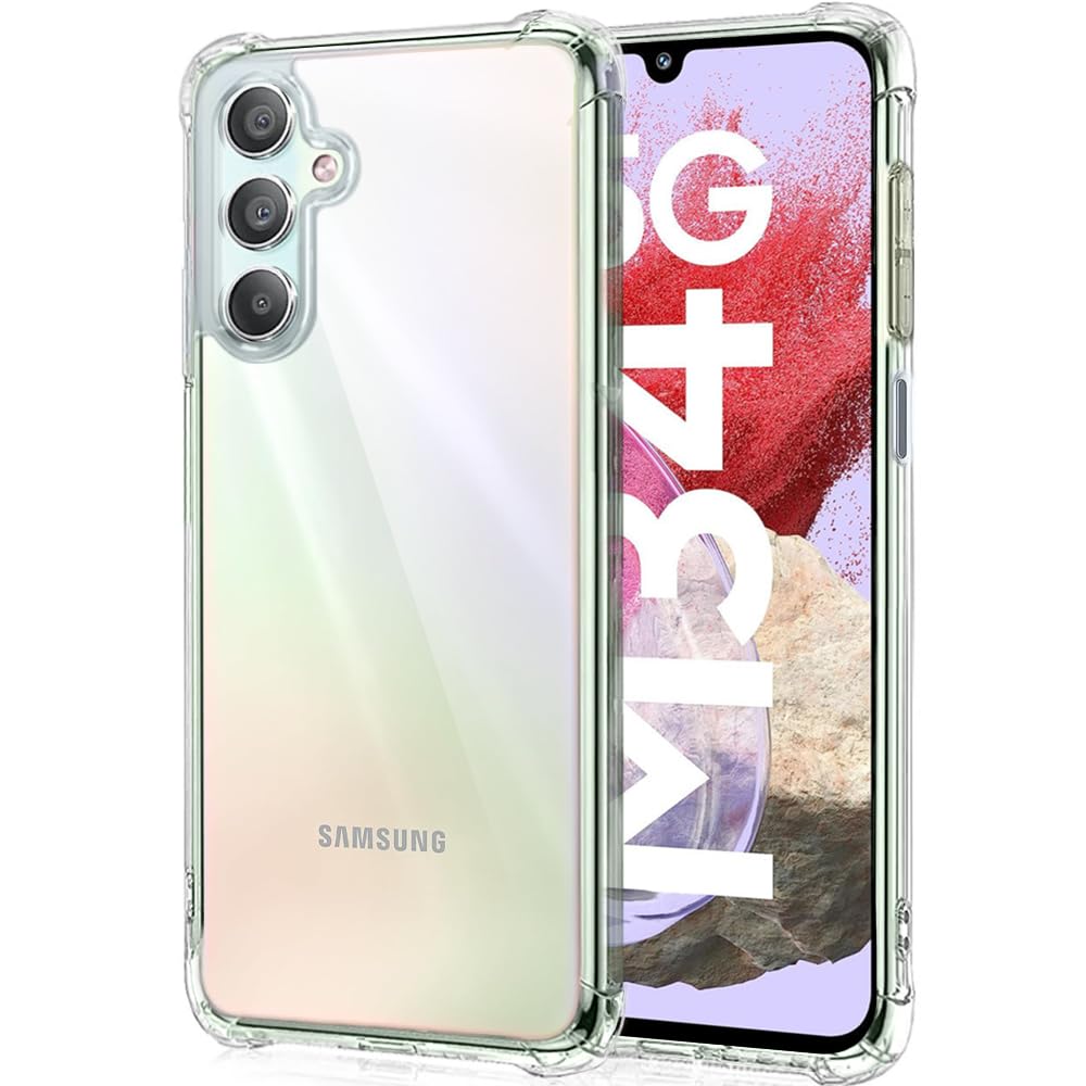 Silicone Cover For Samsung M34 5G Clear