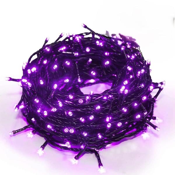 Christmas Led Light 300 LED Green Wire 30M Cabel String Lights (Purple)