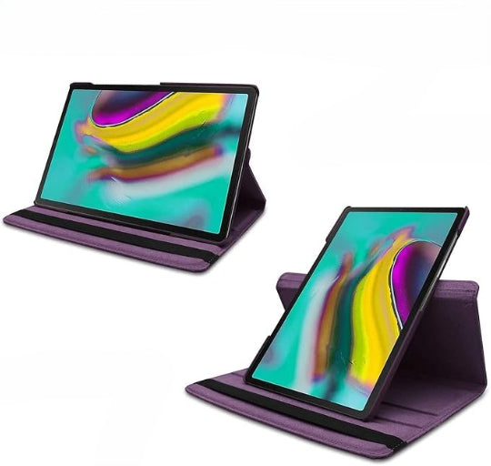 Smart Book Case 360° Rotating Stand Case for Samsung Galaxy Tab A7 10.4" SM-T500 / T505 / T507 Purple