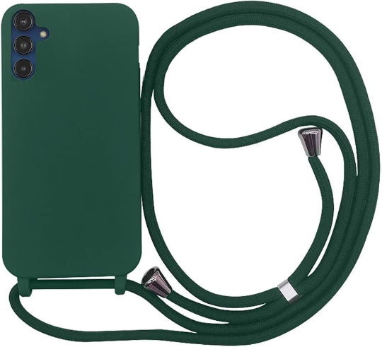 Silicone Cover With Cord For Samsung A35 5G