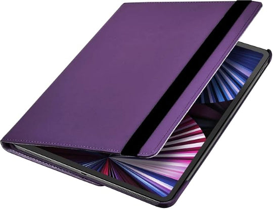 Smart Case 360° Rotating Book Cover for iPad A16 11th/10th Gen: 2025/2022 (Purple)