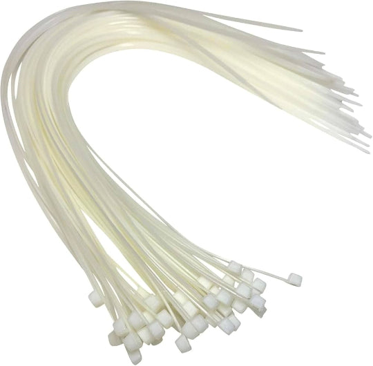 Nylon Cable Tie 3.6x300mm 100 pcs White