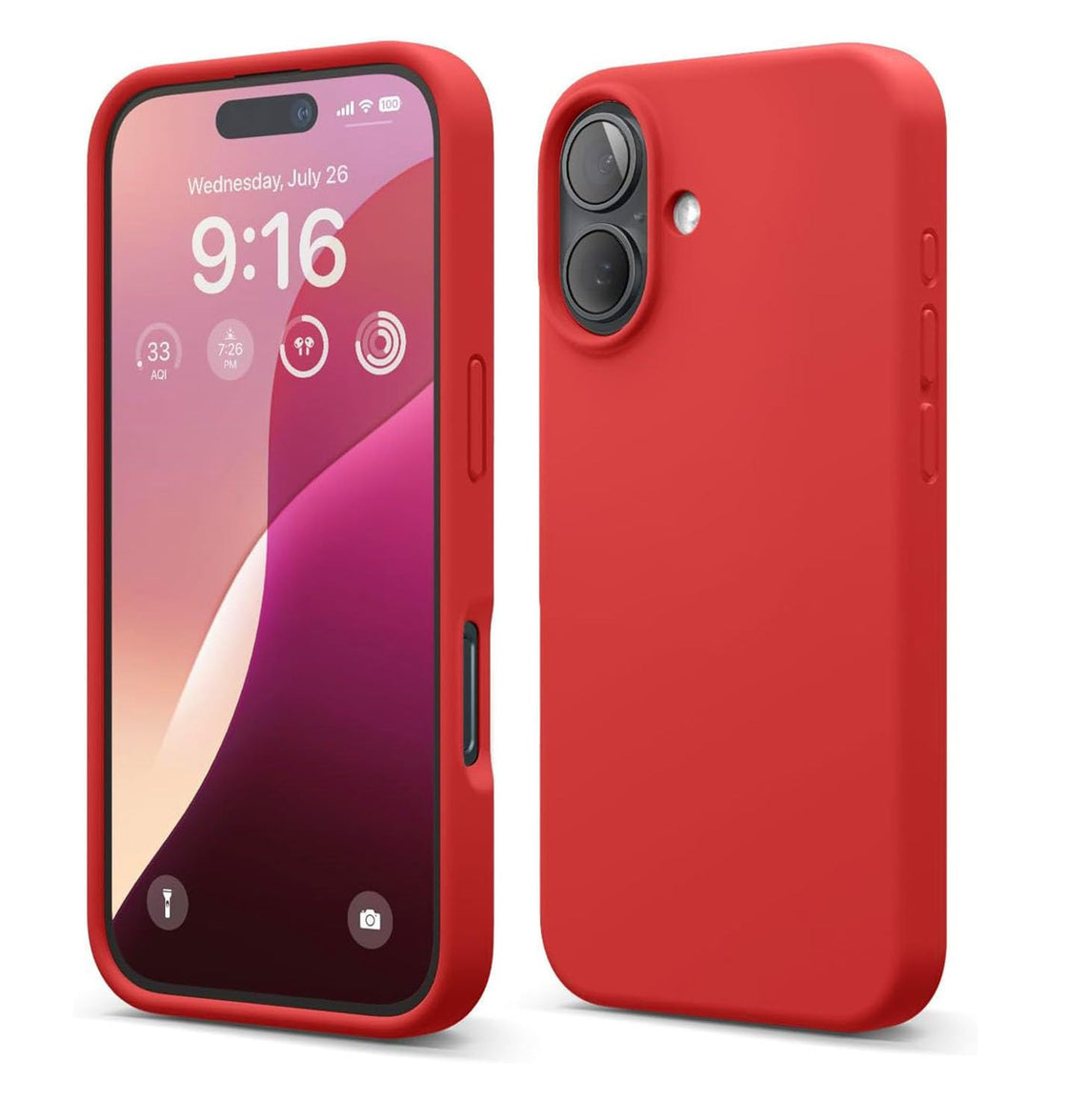 Premium Silicone Back Cover Phone Cases For IP-16