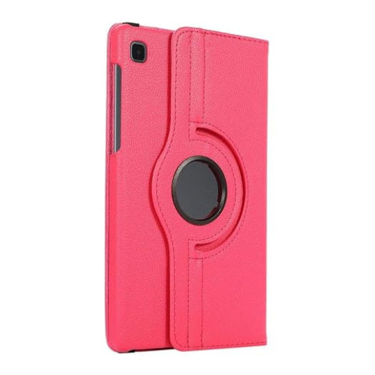 Smart Book Case 360° Rotating Stand Case for Samsung Galaxy Tab A7 - 10.4" SM-T500 / T505 / T507 Fuchsia