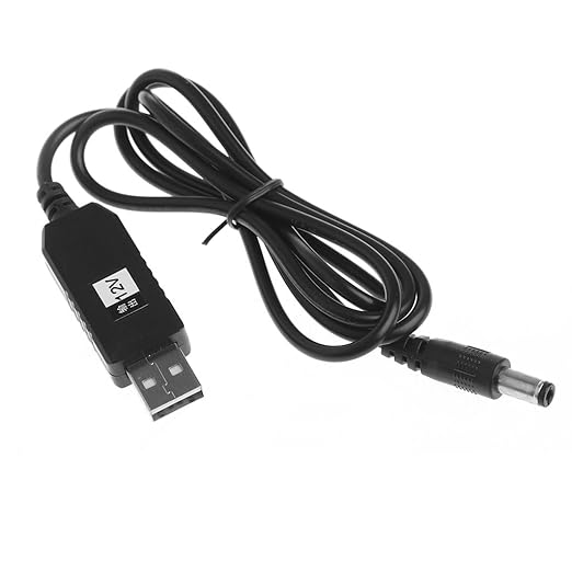 USB 5v to 12v Step Up 2A Power Regulator Line Converter Adapter Cable 1m