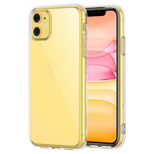 Silicone Back Cover Case For iPhone 11 (Clear)