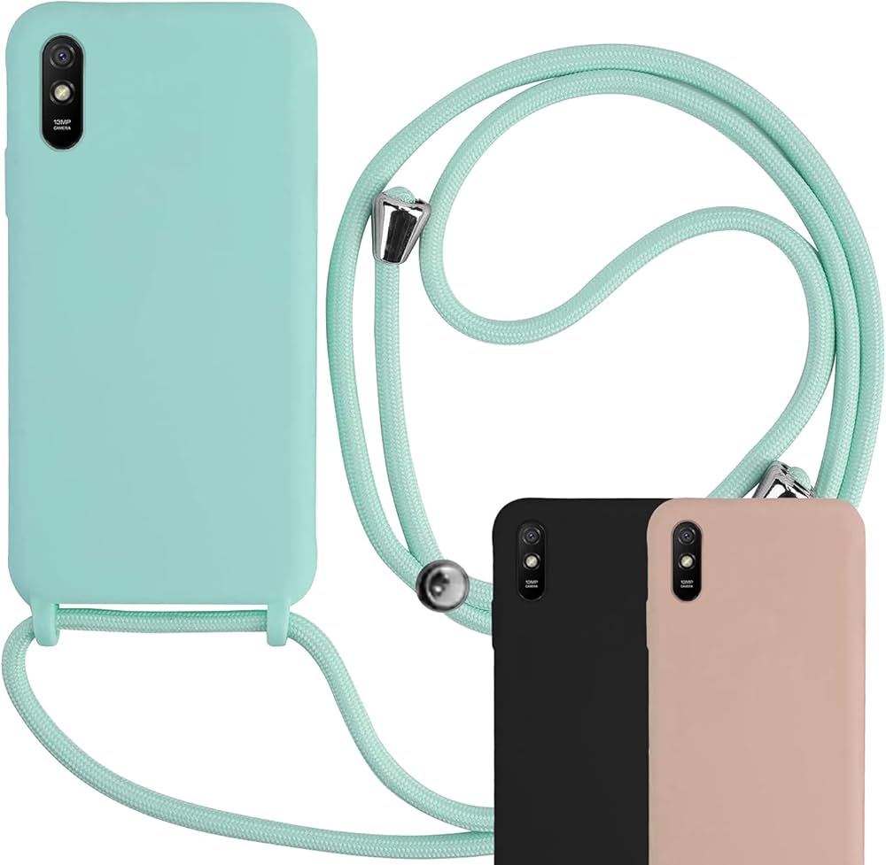 Premium Silicone Case With Cord Back Cover for Redmi 9A / 9ΑΤ / 9i