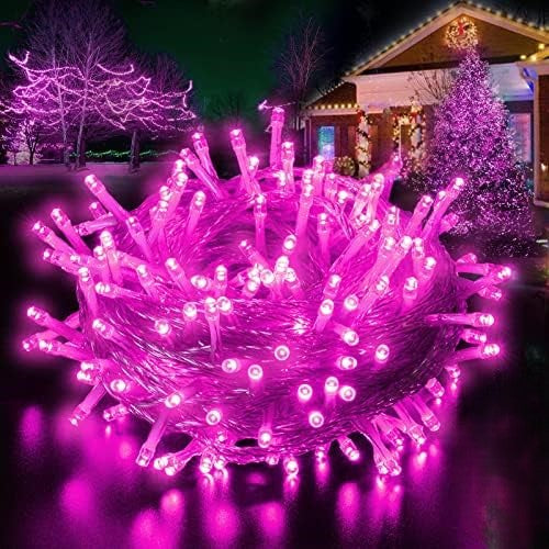 Christmas Led Light 100 LED White Wire 10M Cabel String Lights (Rose)