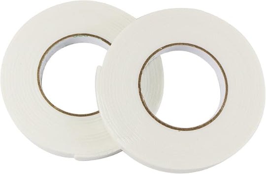 ZHIDA 2 pcs White Double Sided Foam Mounting Tape Heavy Duty Double Sided Adhesive