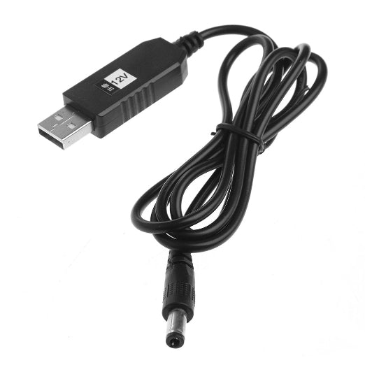 USB 5v to 12v Step Up 2A Power Regulator Line Converter Adapter Cable 1m