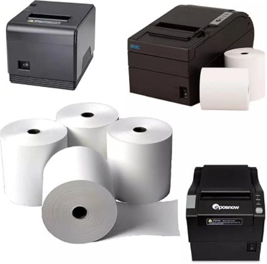A&G Thermal Receipt Paper Roll POS 80x80mm 65m 48gsm - 1pc