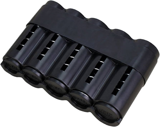 Waiter's coin case 5 places Universal Coin Holder Money Boxes Portable Coin Case Storage Box, Rounded Coin Holders for Cashiers, Waiters, Taxi Drivers (Black)