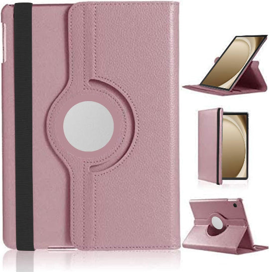 Smart Case 360° Rotating Book Cover for Samsung Galaxy Tab A11 Plus 11" (Rose Gold)