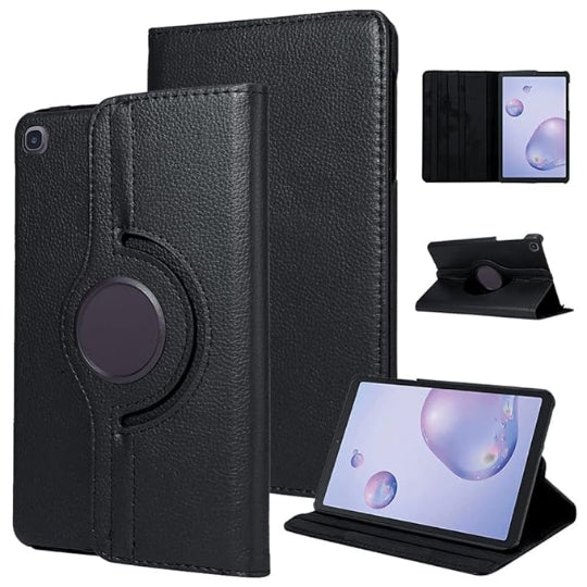 360° Rotating Protective Stand Book Cover Case For Samsung Galaxy Tab A7 Lite 8.7" (T220 / T225) Black