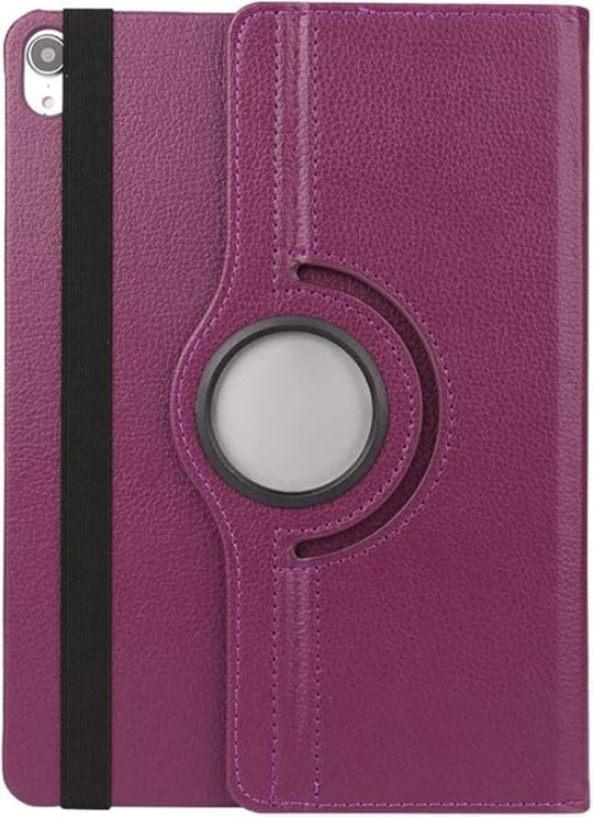 Smart Case 360° Rotating Book Cover for iPad A16 11th/10th Gen: 2025/2022 (Purple)