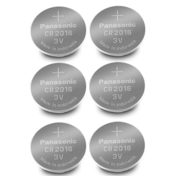 Panasonic Lithium Coin Cells Battery CR2016 3V (6PCS)