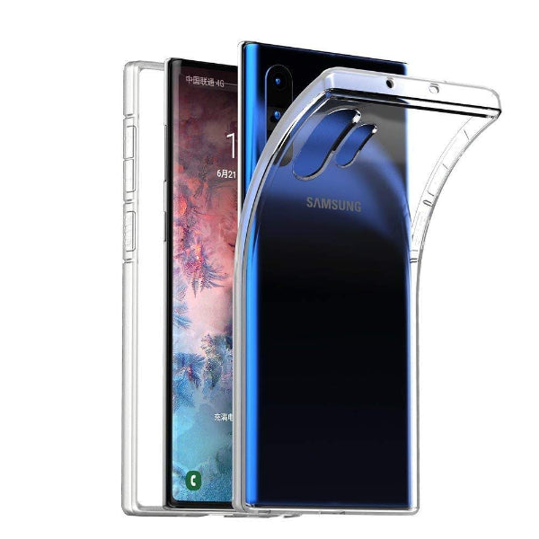 Soft Silicone Back Case For Samsung Galaxy Note 10 Plus / Note 10 Pro Clear