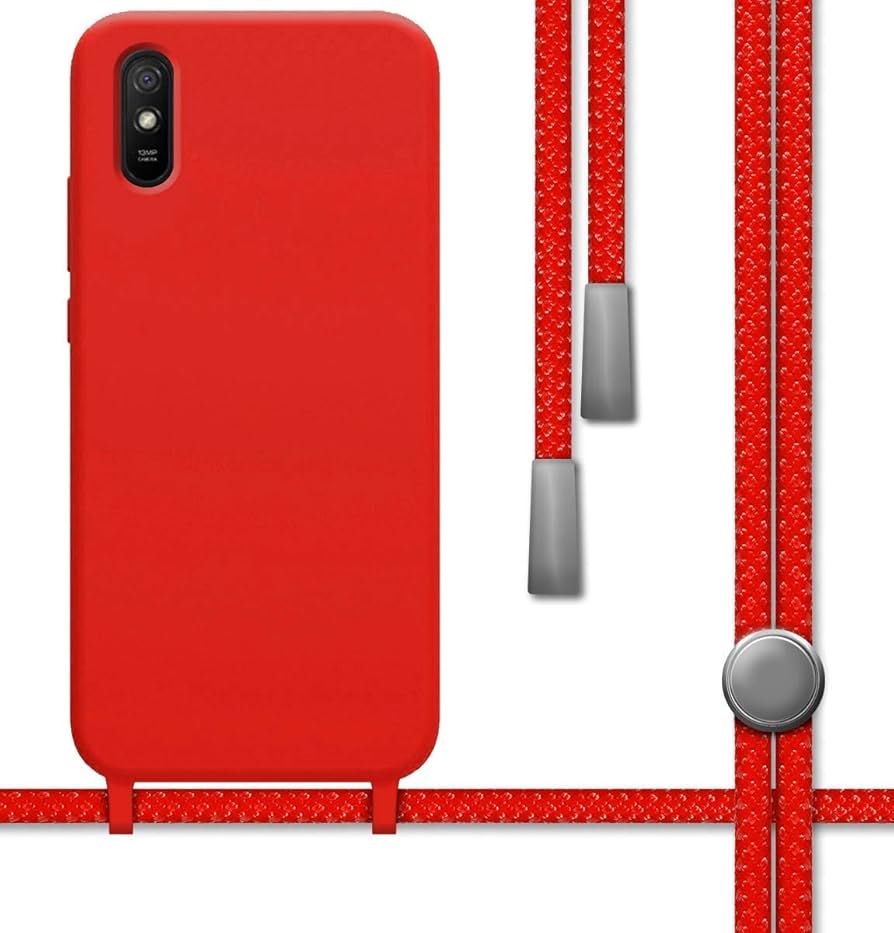 Premium Silicone Case With Cord Back Cover for Redmi 9A / 9ΑΤ / 9i