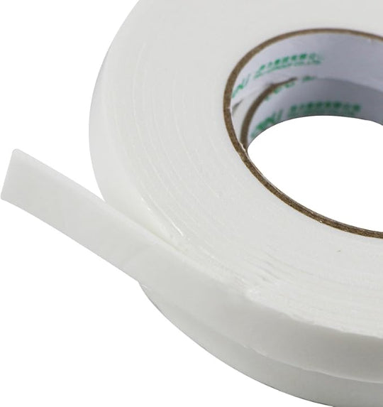 ZHIDA 2 pcs White Double Sided Foam Mounting Tape Heavy Duty Double Sided Adhesive