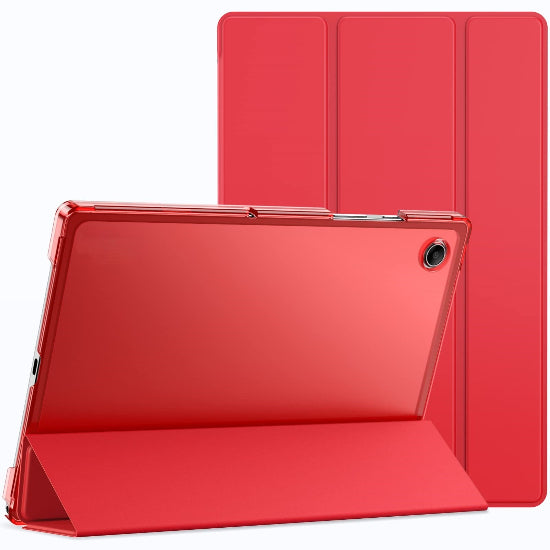 Cases  Slim Light Hard Shell Trifold Stand Tablet Book Cover Case For Sam-Galaxy Tab A8 10.5"/X200/X205/X207