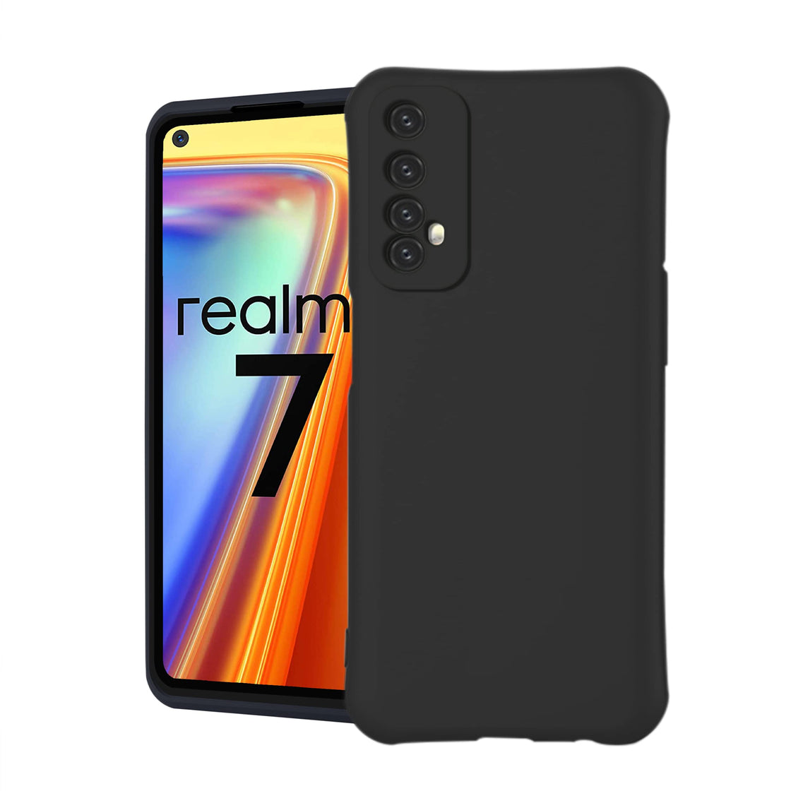 Quality TPU Cover For Realmi 7 Black