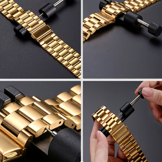 Watch Repair Tool, Adjustable Metal Watch Band Link - Repair Tool, Watch Additions, Black