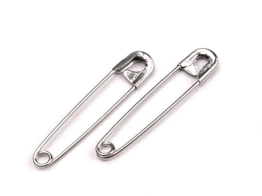 Metal Safety Pins Set of 12pcs
