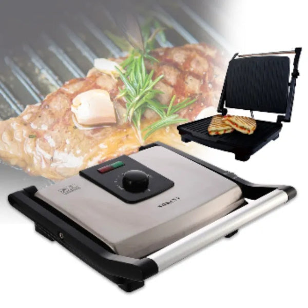 Sokany Electric Grill Maker stainless steel panini sandwich maker 2000 watts KJ-202